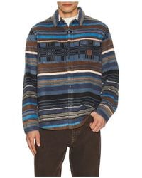 Brixton - Bowery Arctic Stretch Fleece Shirt - Lyst