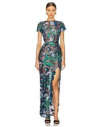 Bronx and Banco - Zinna Embroidered Gown - Lyst