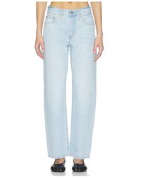 Pistola - Lexi Mid Rise Bowed Straight Jeans - Lyst