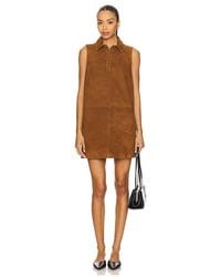 FRAME - The Suede City Shift - Lyst