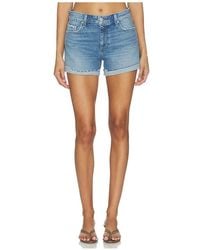 PAIGE - Dylan Undone Cuff Short - Lyst