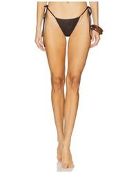 Frankie's Bikinis - X Bella Hadid Divine Leather Bikini Bottom - Lyst