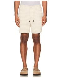 Oas - Ecru Porto Waffle Shorts - Lyst