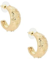 petit moments - Sigil Hoop Earrings - Lyst