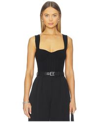 Alice + Olivia - Adrianna Knit Textured Corset - Lyst