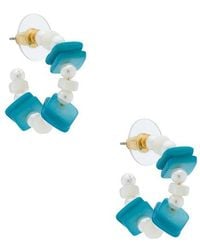 Lele Sadoughi - Beach Club Hoop Earrings - Lyst
