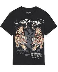 Ed Hardy - Tigers Tee - Lyst