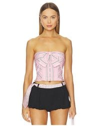 Nana Jacqueline - Amber Top En Color Rosado Talla (También En M, S, Xs) - Lyst