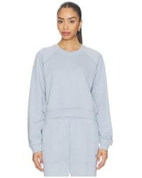 Lunya - Silksweats Lightweight Reversible Slim Fit Raglan Sweatshirt - Lyst