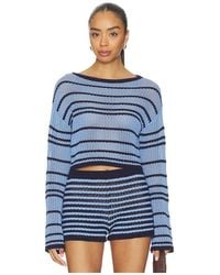 Lovers + Friends - Muriel Open Stitch Pullover - Lyst