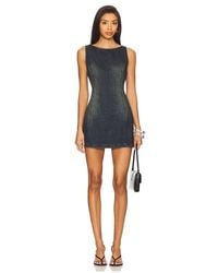 Free People - Atlas Denim Mini Dress - Lyst