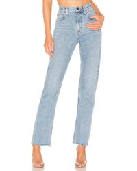 Agolde Cherie High Rise Straight - Blau