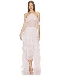 LOBA - Alejandra Ruffle Gown - Lyst
