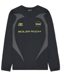 BOILER ROOM - Long Sleeve Football Tee - Lyst
