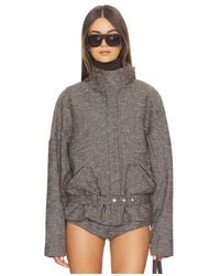 Entire studios - Contrast Aviator Jacket - Lyst