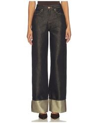 Blank NYC - Cuffed Wide Leg Jeans - Lyst