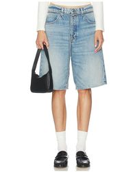 GRLFRND - Taylor Oversized Belted Jort - Lyst