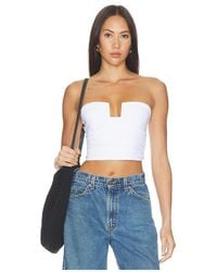 Susana Monaco - Wire Gathered Tube Top - Lyst