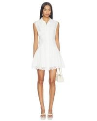 FRAME - The Embroidered Day Dress - Lyst