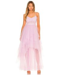 bcbgmaxazria tulle corset essential gown in black