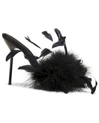 Paris Texas - Pantunfla Lidia Feather 105 En Color Negro Talla (También En 37, 38, 40) - Lyst