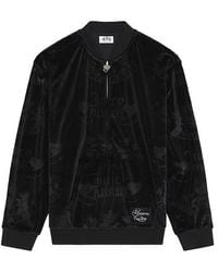 Pleasures - Crest Velour Quarter Zip - Lyst
