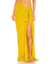 Mikoh Swimwear Toyama Sarong - Gelb