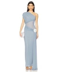 Lovers + Friends - Vestido Largo Lea En Color Roca Talla En - Lyst