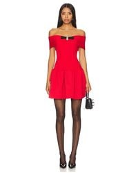 Self-Portrait - Knit Bow Mini Dress - Lyst