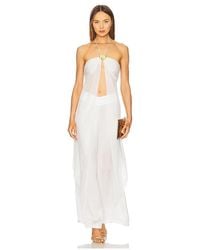 Cin Cin - Coral Orchid Drape Top - Lyst