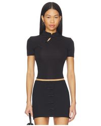 SAU LEE - Timo Jersey Top - Lyst