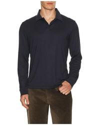 Theory - Polo De Manga Larga Anemone En Color Azul Marino Talla (También En S, Xxl/2X) - Lyst