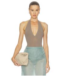 Commando - X Revolve Ballet Deep Plunge Halter Bodysuit - Lyst