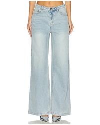 MARRKNULL - Hollow Out Wide Leg Jeans - Lyst
