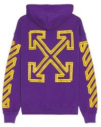 Off-White c/o Virgil Abloh - Sudadera Tape Arrow Skate En Color Morado Talla (También En Xl/1X) - Lyst