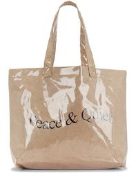 Museum of Peace & Quiet - Wordmark Pvc Kraft Tote Bag トート - Lyst