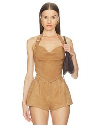 retroféte - Windsor Suede Top - Lyst