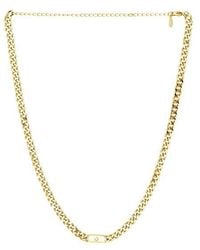 Mazin Jewels - Starburst Cuban Link Necklace - Lyst