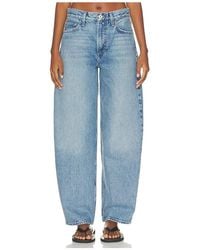 FAVORITE DAUGHTER - The Mercer Mid Rise Easy Barely Barrel Jean - Lyst