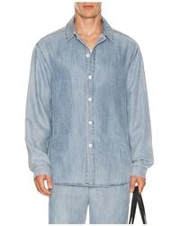 KROST - Oversized Denim Shirt - Lyst