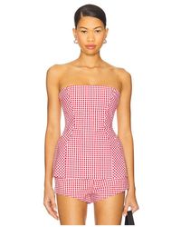 Amanda Uprichard - Oberteil Linda - Lyst