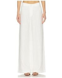 Bardot - Serafina Linen Mid Rise Pant - Lyst