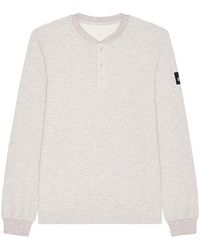 White Waffle Henley Shirts for Men - Up to 65% off | Lyst