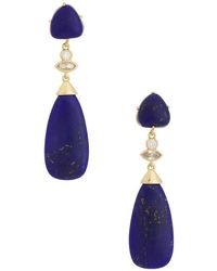 Ettika - Lapis Solstice Drop Earrings - Lyst