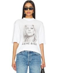 Anine Bing - Camiseta avi kate moss - Lyst