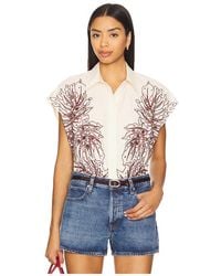 Essentiel Antwerp - Top Sin Mangas Hebraska En Color Crema Talla (También En M, S, Xs) - Lyst