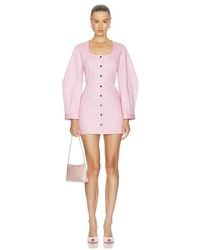 Matthew Bruch - Leg Of Mutton Scoop Neck Mini Dress - Lyst