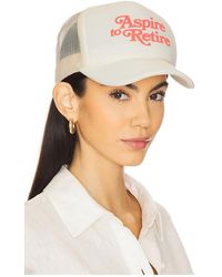 Motel Margarita - Aspire Script Trucker Hat - Lyst
