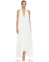 AEXAE - Drape Maxi Dress - Lyst