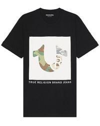 True Religion - Multi Camo Tee - Lyst